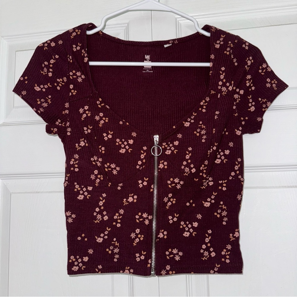 PacSun Zip Up T-Shirt